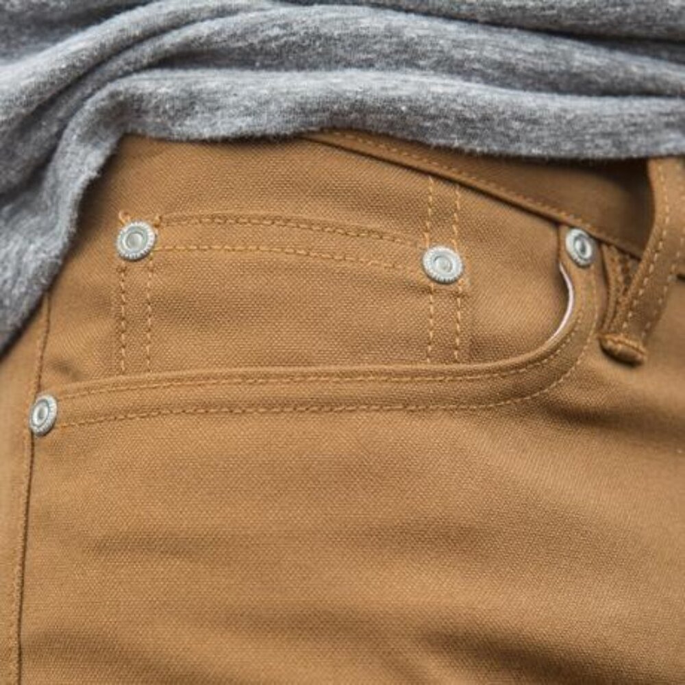 Gustin Men's Tan Duck Pants - Picture 4 of 13